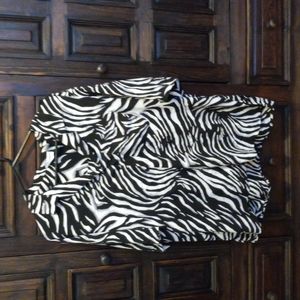 Women's animal print blouse XL